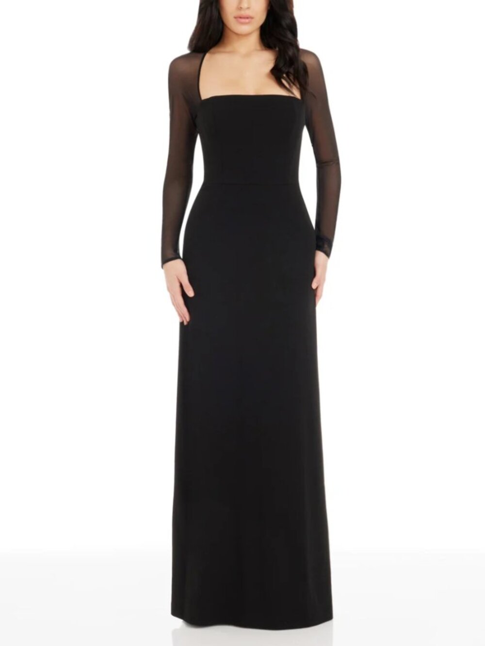 Dress The Population Maxwell Dress Black Formal Holiday Party Gala Size XS NWT